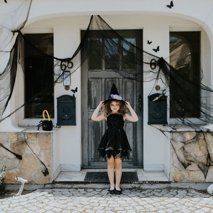 Halloween Spinnenweb Zwart van Partydeco koop je bij Partywinkel