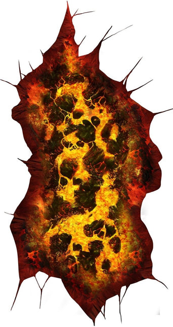 Halloween Sticker Lava 90cm van Fiestas Guirca koop je bij Partywinkel