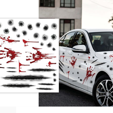 Halloween Stickers Auto 40cm van Fiestas Guirca koop je bij Partywinkel