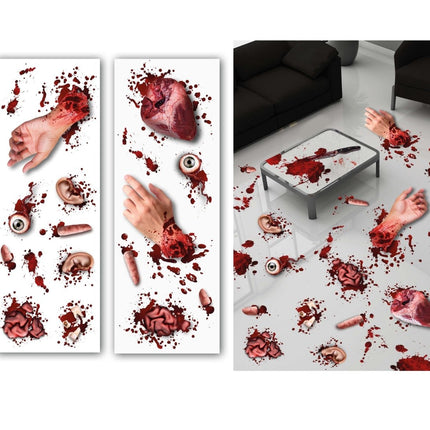 Halloween Stickers Organen 70cm van Fiestas Guirca koop je bij Partywinkel