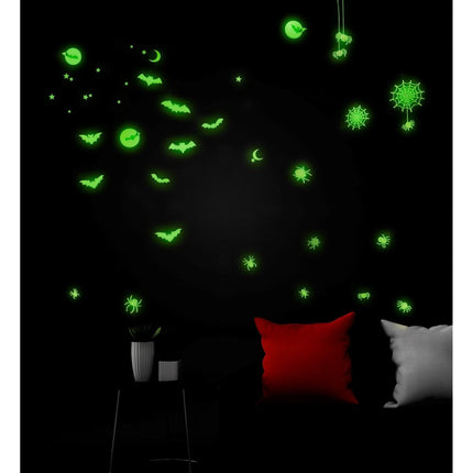 Halloween Stickers Wit Glow In The Dark van Widmann koop je bij Partywinkel