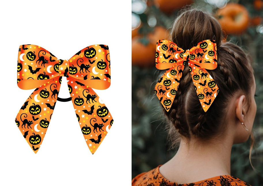 Halloween Strik Blauw Oranje van Fiestas Guirca koop je bij Partywinkel