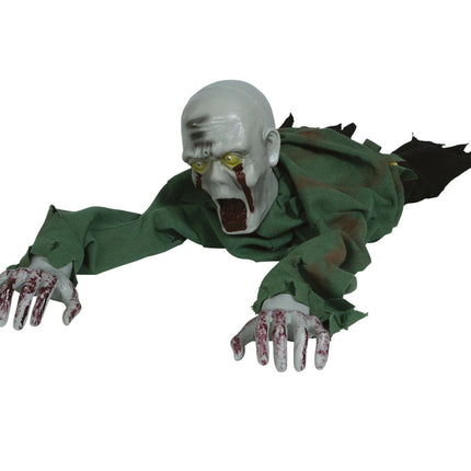 Halloween Pop Groen Kruipende Zombie 1,1m van Fiestas Guirca koop je bij Partywinkel