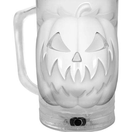 Halloween Tafeldecoratie Lichtje Pompoen 10cm van Fiestas Guirca koop je bij Partywinkel