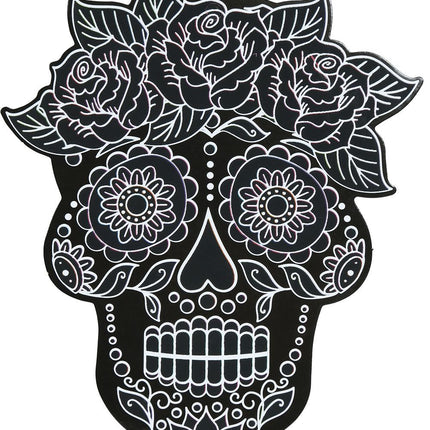 Halloween Tafeldecoratie Zwart Mexicaanse Silhouetten 12cm 6st van Fiestas Guirca koop je bij Partywinkel