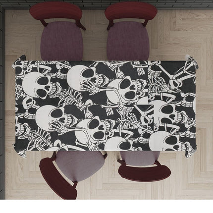Halloween Tafelkleed Doodshoofd 1,77m van Fiestas Guirca koop je bij Partywinkel