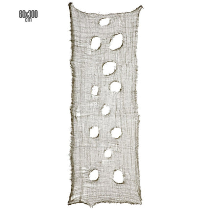 Halloween Tafelkleed Groen Gescheurd 3m van Widmann koop je bij Partywinkel