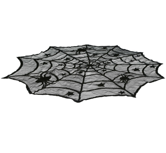 Halloween Tafelkleed Spinnenweb 1m van Fiestas Guirca koop je bij Partywinkel