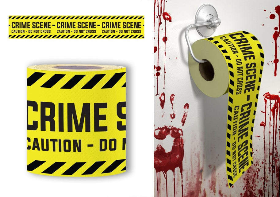 Halloween Toiletpapier Crime Scene 2st van Fiestas Guirca koop je bij Partywinkel