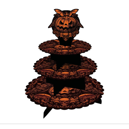 Halloween Traktatie Standaard Pompoen 40cm van Fiestas Guirca koop je bij Partywinkel