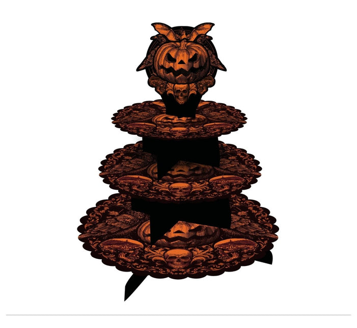 Halloween Traktatie Standaard Pompoen 40cm van Fiestas Guirca koop je bij Partywinkel