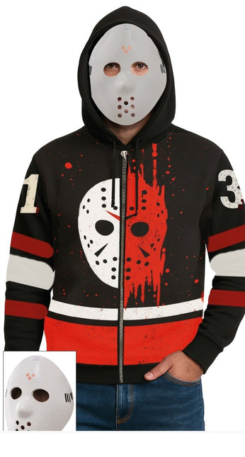 Halloween Trui Heren Moordenaar Met Masker van Fiestas Guirca koop je bij Partywinkel