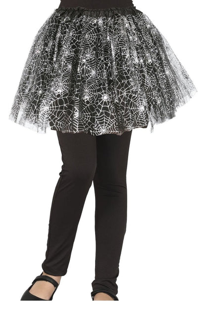 Halloween Tutu Meisje Spinnenweb 30cm van Fiestas Guirca koop je bij Partywinkel