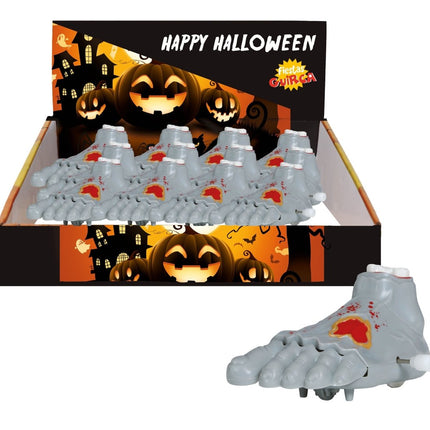 Halloween Uitdeelcadeautjes Voeten 8,5cm 12st van Fiestas Guirca koop je bij Partywinkel