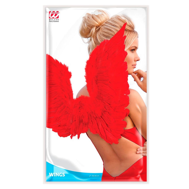 Halloween Vleugels Blauw Rood 86cm van Widmann koop je bij Partywinkel