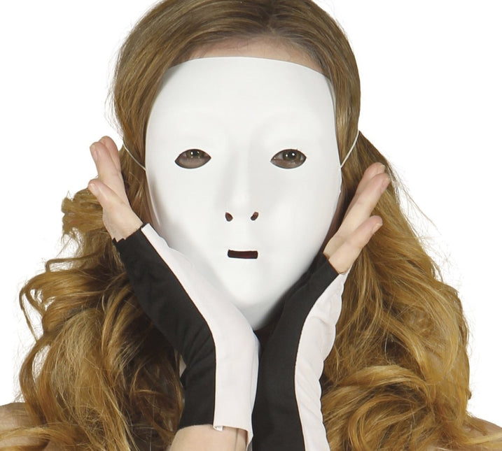 Halloween Wit Gezichtsmasker van Fiestas Guirca koop je bij Partywinkel