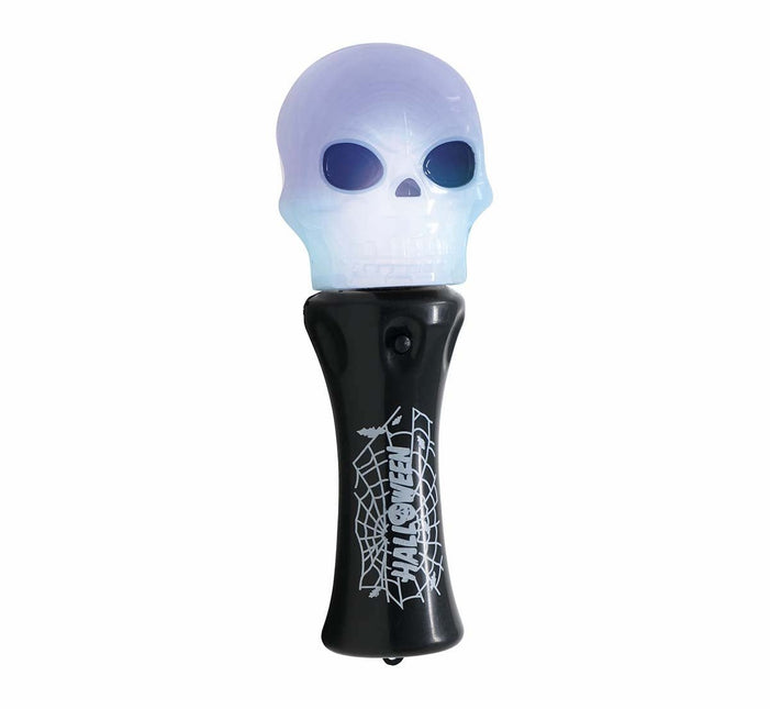 Halloween Zaklamp Schedel 14cm van Fiestas Guirca koop je bij Partywinkel