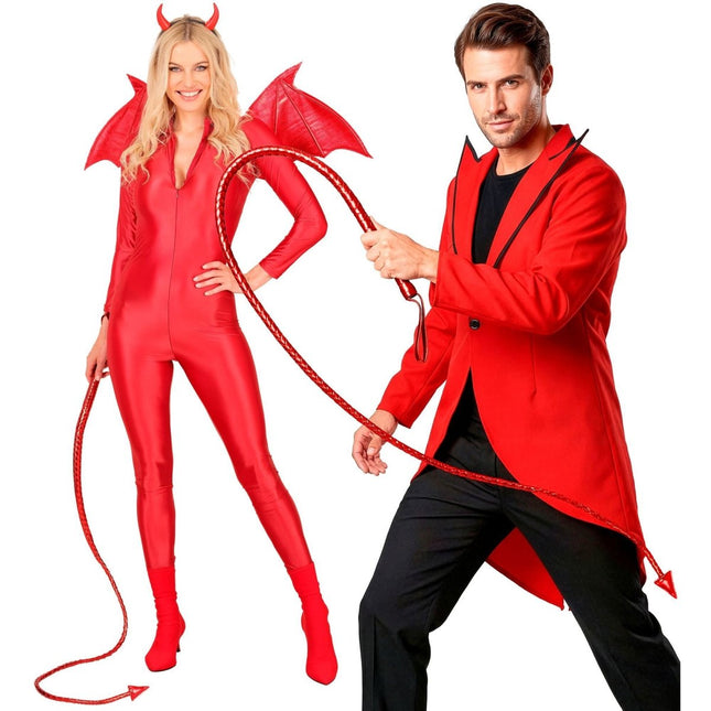 Halloween Zweep Duivel 1,8m van Widmann koop je bij Partywinkel