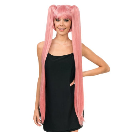 Hana Pruik Roze 99cm