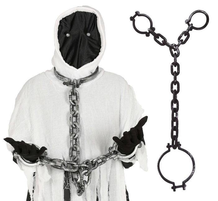 Handboeien & Nek Ketting 1,1m van Fiestas Guirca koop je bij Partywinkel