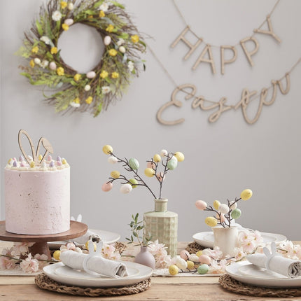 Hangdecoratie Lentekrans 45cm van Ginger Ray koop je bij Partywinkel