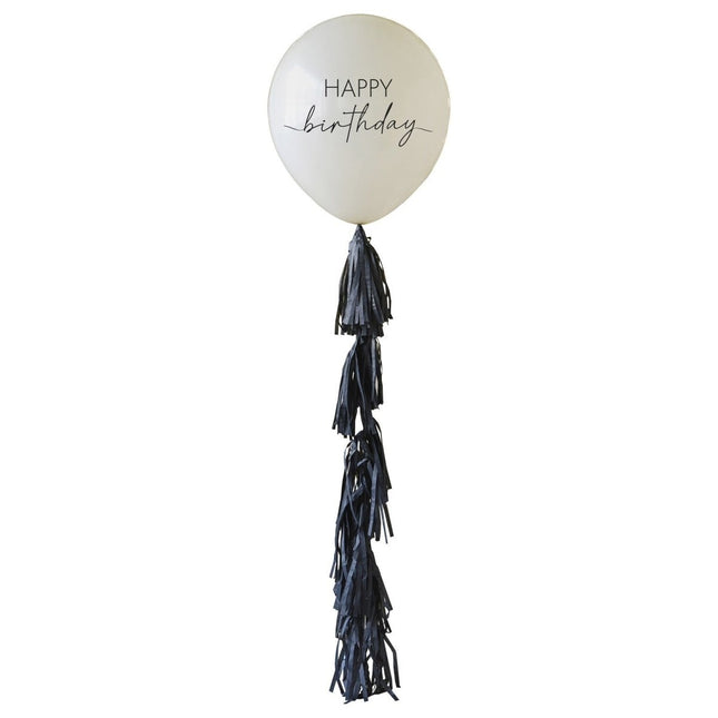 Happy Birthday Ballon 61cm van Ginger Ray koop je bij Partywinkel