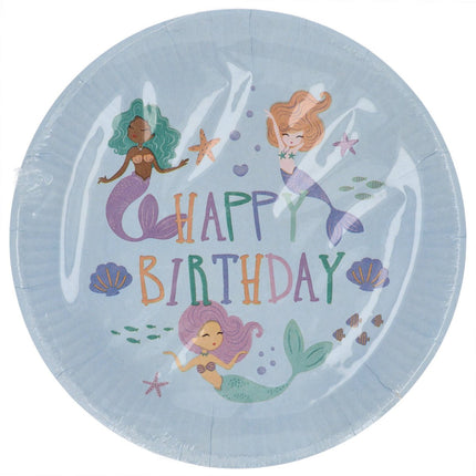 Happy Birthday Borden Zeemeermin van Folat koop je bij Partywinkel