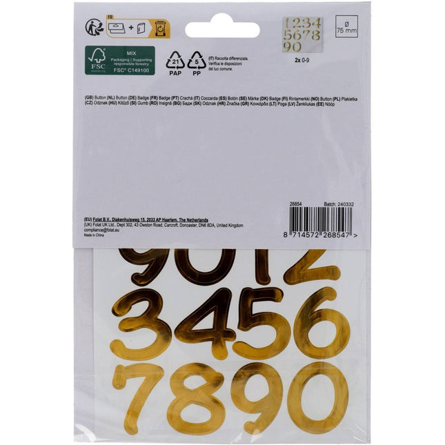 Happy Birthday Button van Folat koop je bij Partywinkel