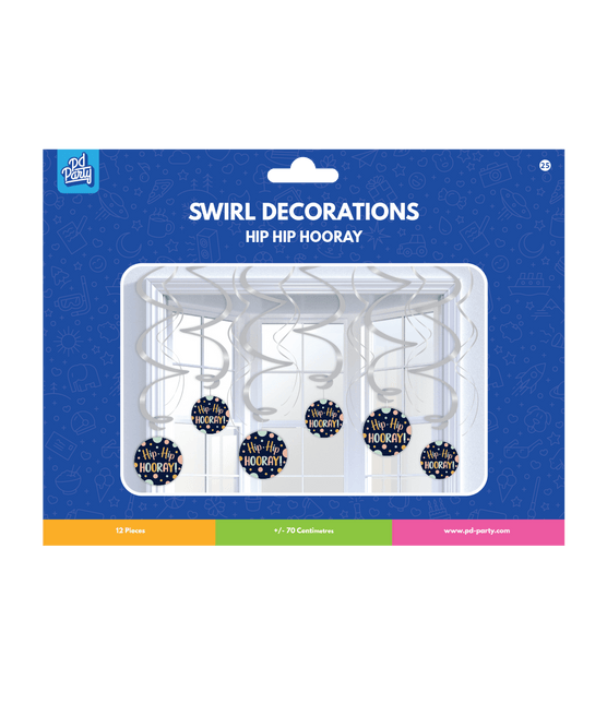 Happy Birthday Hangdecoratie Hip Hip Hooray 70cm van Paper Dreams koop je bij Partywinkel