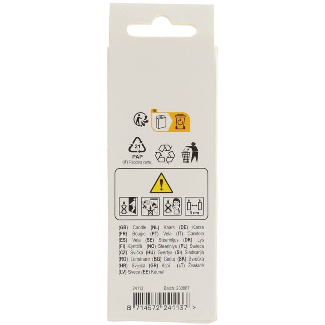 Happy Birthday Kaars 3 Jaar 7cm van Folat koop je bij Partywinkel