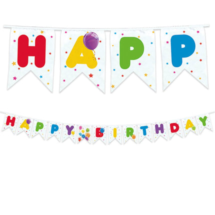 Happy Birthday Letterslinger Ballonnen van Procos koop je bij Partywinkel