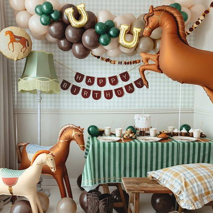 Happy Birthday Letterslinger Zwart Goud 3m van Partydeco koop je bij Partywinkel