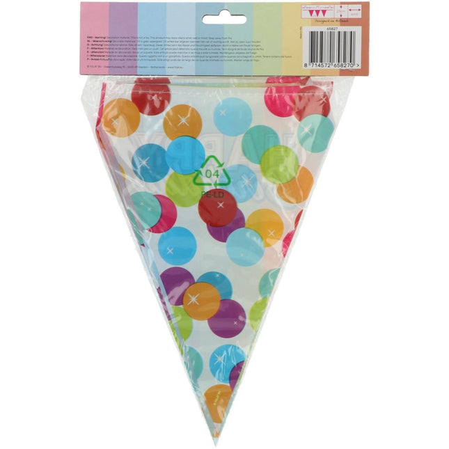 Happy Birthday Slingers Regenboog Confetti 6m van Folat koop je bij Partywinkel