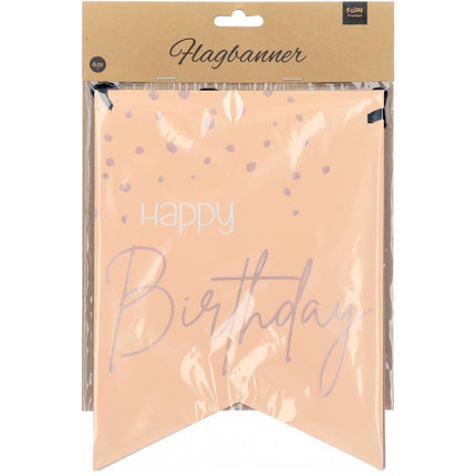 Happy Birthday Slingers Roze 6m van Folat koop je bij Partywinkel