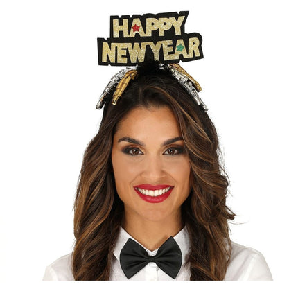 Happy New Year Hoed 24cm van Fiestas Guirca koop je bij Partywinkel