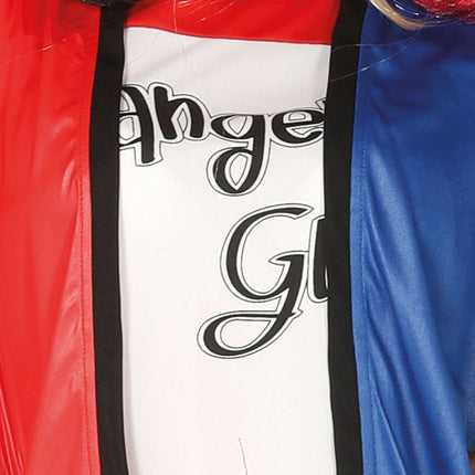 Harley Quinn Kostuum Rood Blauw Dames van Fiestas Guirca koop je bij Partywinkel