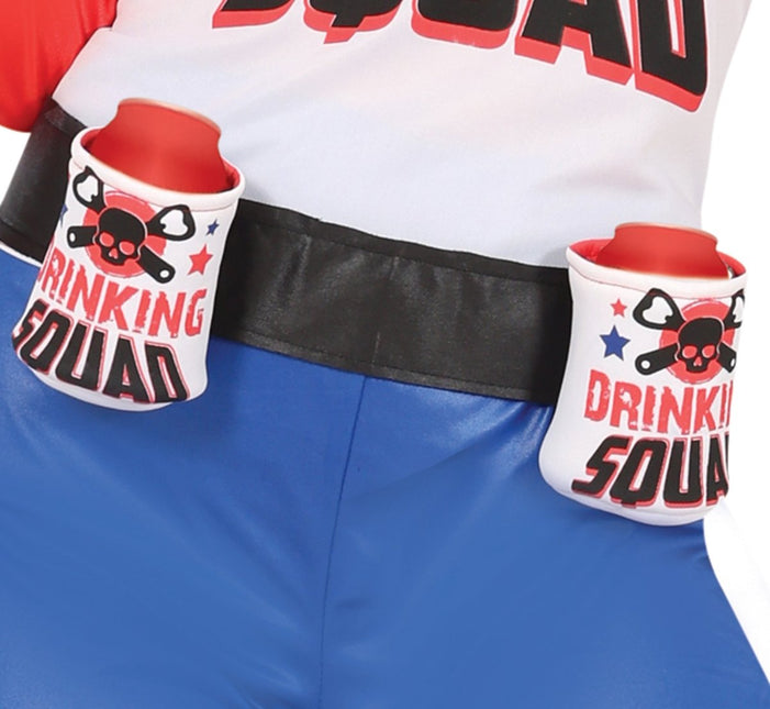 Harley Quinn Kostuum Rood Blauw Dames van Fiestas Guirca koop je bij Partywinkel