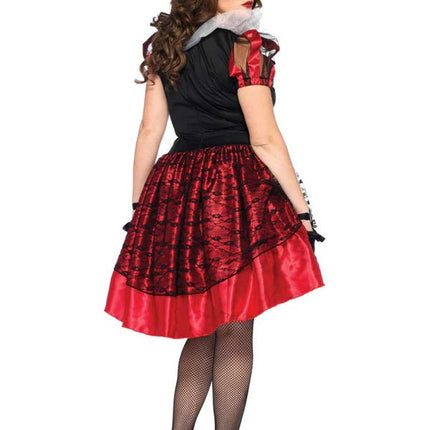 Hartenkoningin Jurk Dames Plus Size Leg Avenue van Leg Avenue koop je bij Partywinkel