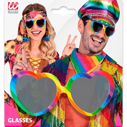 Hartjes Bril Regenboog van Widmann koop je bij Partywinkel