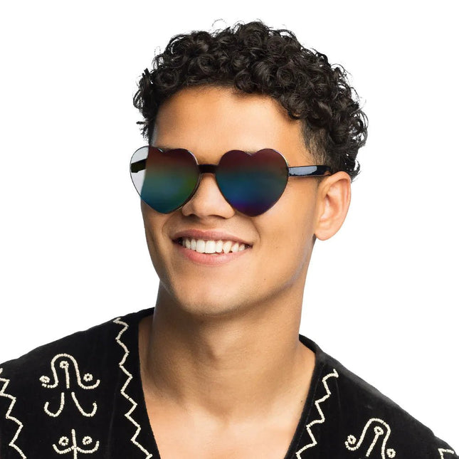 Hartjes Bril Regenboog Spiegel van Boland koop je bij Partywinkel