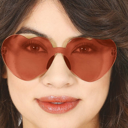 Hartjes Bril Rood van Fiestas Guirca koop je bij Partywinkel