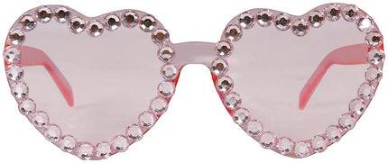 Hartjes Bril Roze Diamantjes van Fiestas Guirca koop je bij Partywinkel