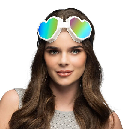 Hartjes Bril Wit Galaxy van Boland koop je bij Partywinkel