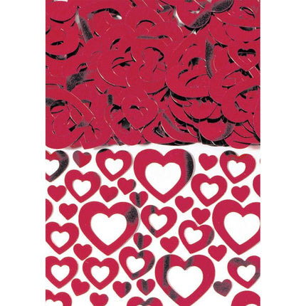 Hartjes Confetti Groot Rood 14g van Riethmueller koop je bij Partywinkel