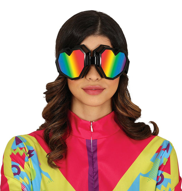 Hartjes Skibril Regenboog van Fiestas Guirca koop je bij Partywinkel