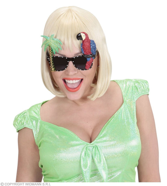 Hawaii Bril Gekleurd van Widmann koop je bij Partywinkel