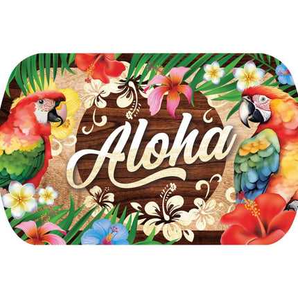 Hawaii Dienblad Aloha 39cm van Fiestas Guirca koop je bij Partywinkel