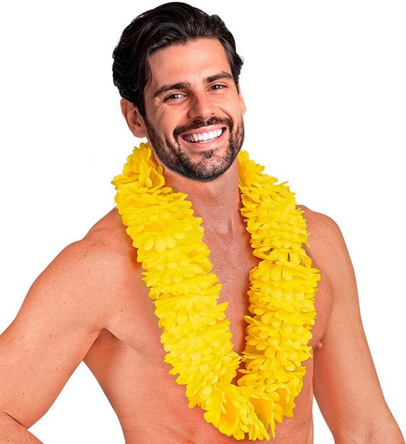 Hawaii Krans Geel van Widmann koop je bij Partywinkel