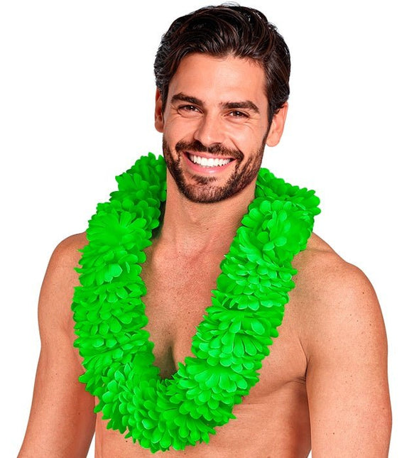 Hawaii Krans Groen van Widmann koop je bij Partywinkel