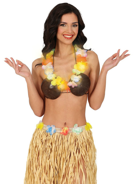 Hawaii Krans Met Lichtjes van Fiestas Guirca koop je bij Partywinkel